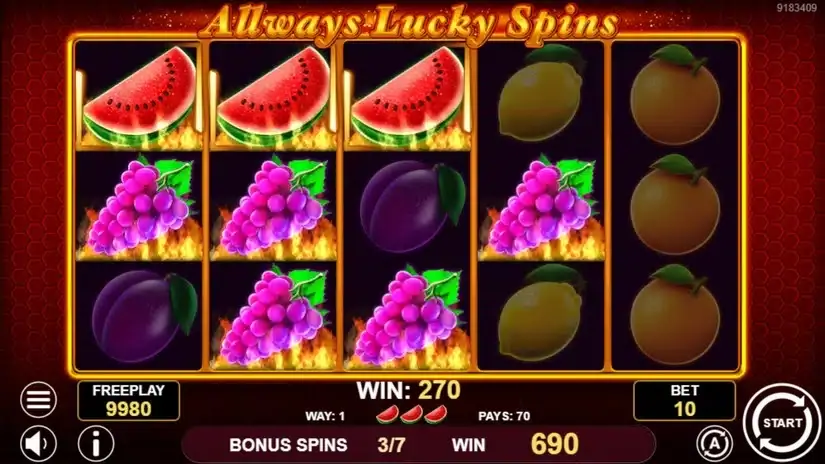 Allways Lucky Spins slot screenshot 4