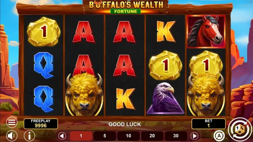 Buffalo’s Wealth Fortune slot screenshot 3
