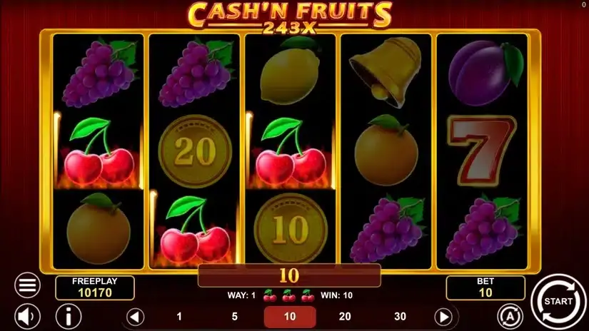 Cash’n Fruits 243 X slot screenshot 4