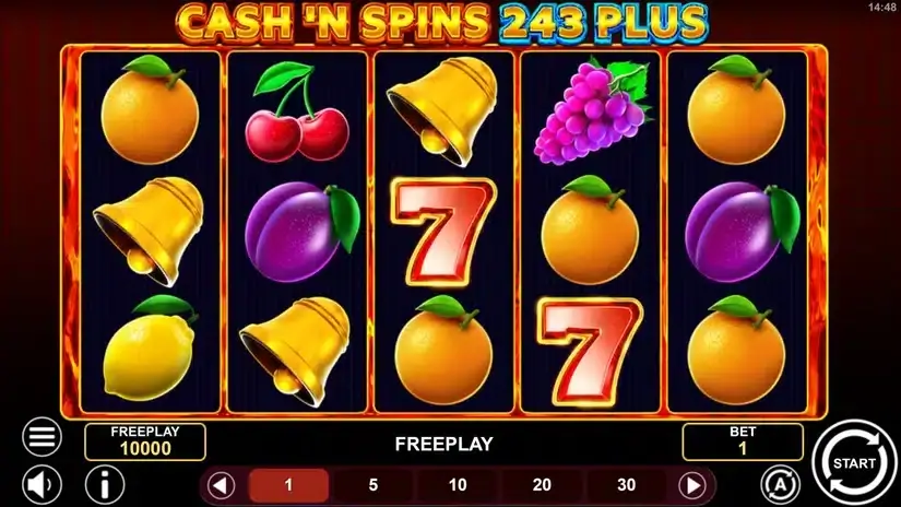 Cash’n Spins 243 Plus slot screenshot 1