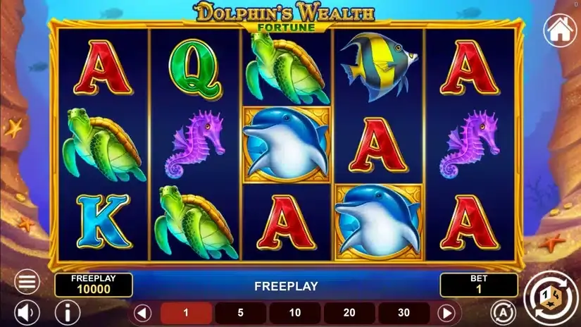 Dolphin’s Wealth Fortune slot screenshot 2