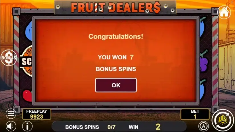 Fruit Dealers slot screenshot 3