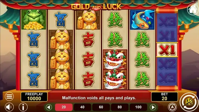 Gold And Luck slot screenshot 1