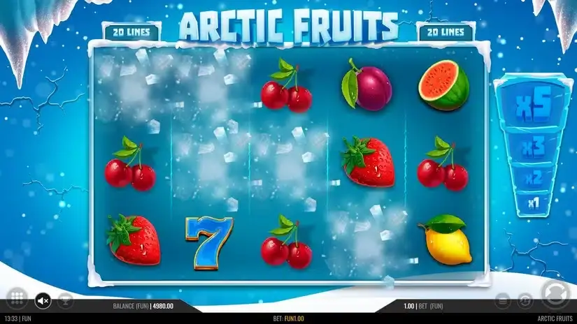 Arctic Fruits slot screenshot 3