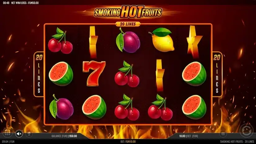 Smoking Hot Fruits 20 slot screenshot 2
