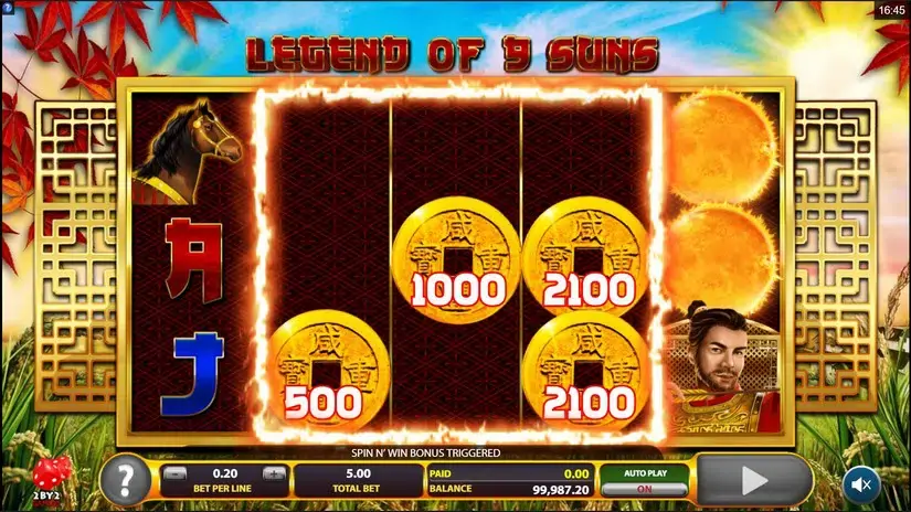 Legend of 9 Suns slot screenshot 3