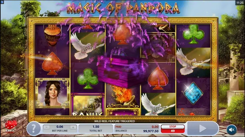 Magic Of Pandora slot screenshot 2
