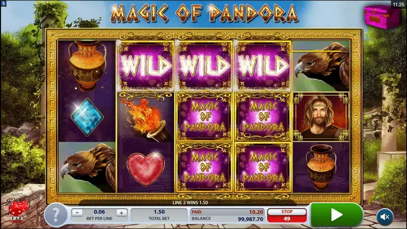 Magic Of Pandora slot screenshot 3