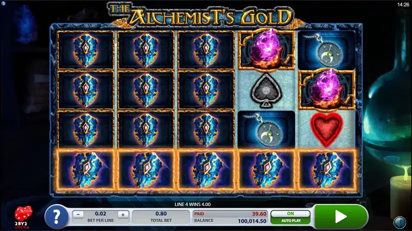 The Alchemist’s Gold slot screenshot 2