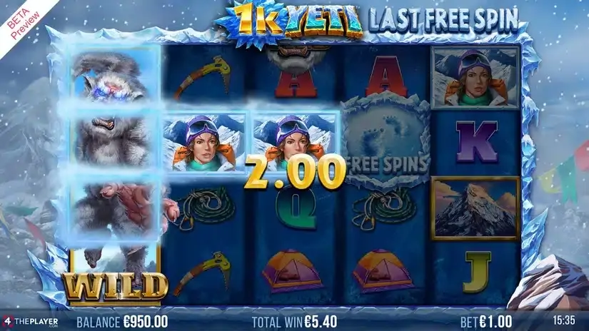 1K Yeti slot screenshot 5