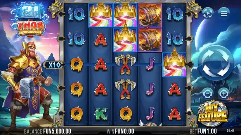 21 Thor Lightning Ways slot screenshot 1