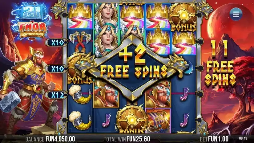 21 Thor Lightning Ways slot screenshot 5