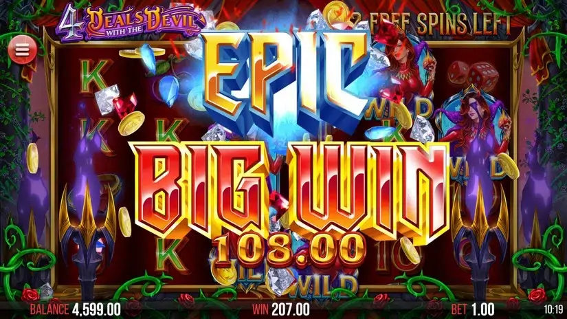 4 Deals With The Devil slot screenshot