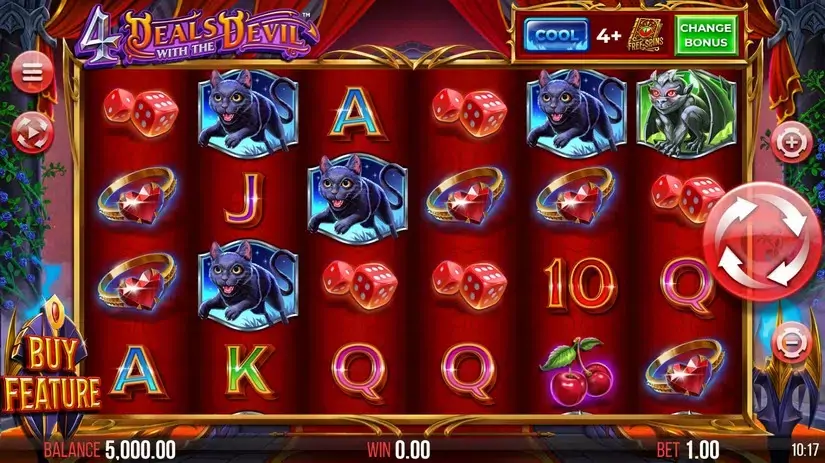 4 Deals With The Devil slot screenshot