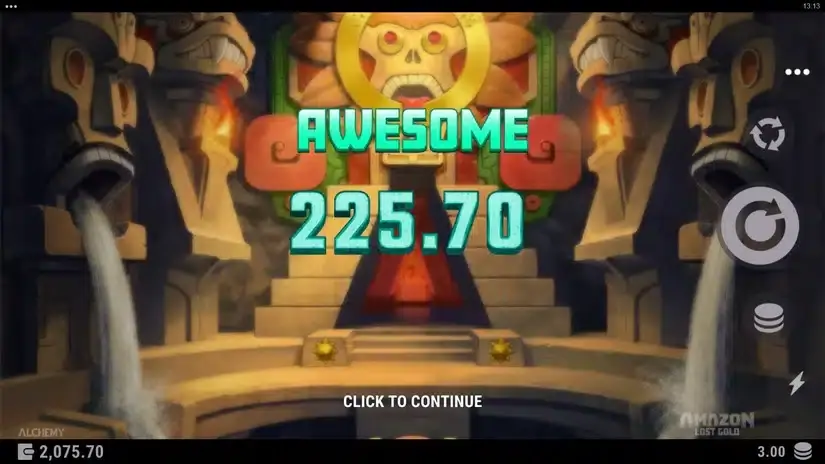 Amazon Lost Gold slot screenshot 