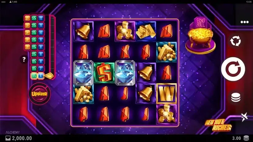 Red Hot Riches slot screenshot 