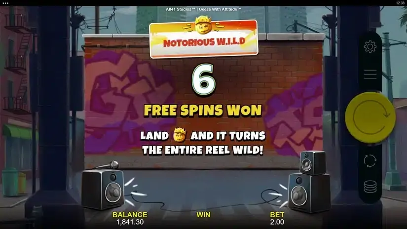 Geese With Attitude slot screenshot 5