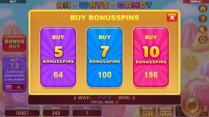 All Ways Candy slot screenshot 2