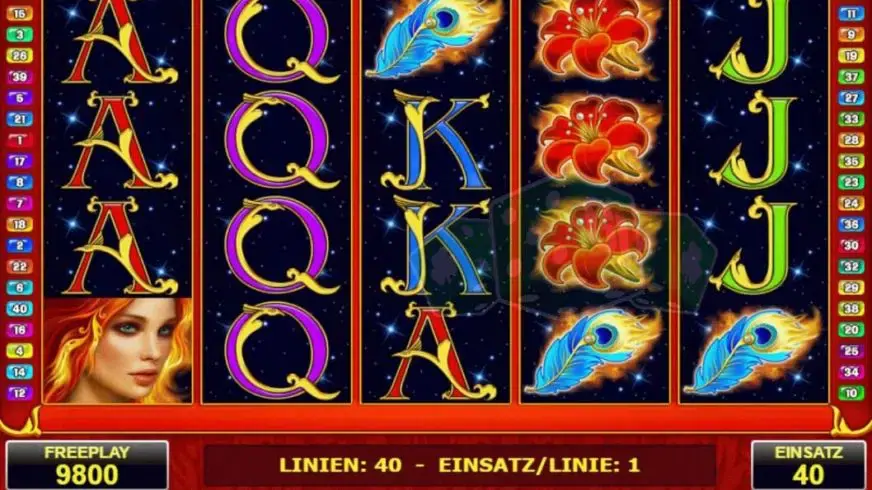 Arising Phoenix slot screenshot 