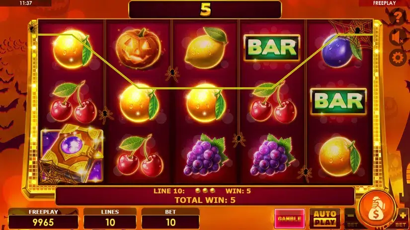 Book of Fruits Halloween slot screenshot 4