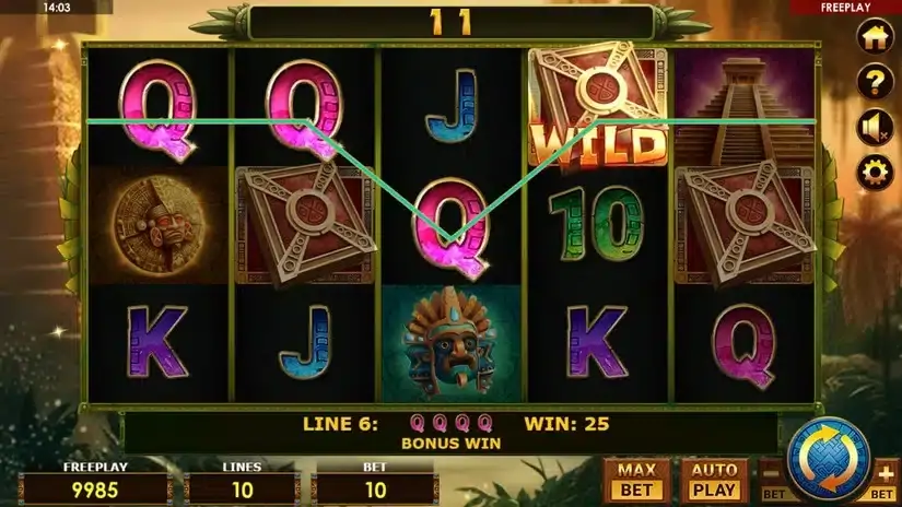 Book of Montezuma slot screenshot 3