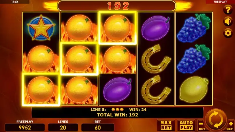 Burning Bells 20 slot screenshot 4