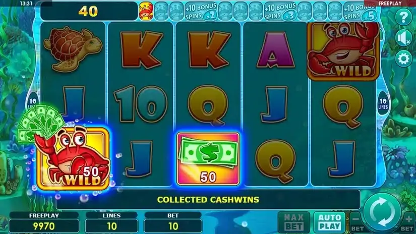 Cash & Crab slot screenshot 4