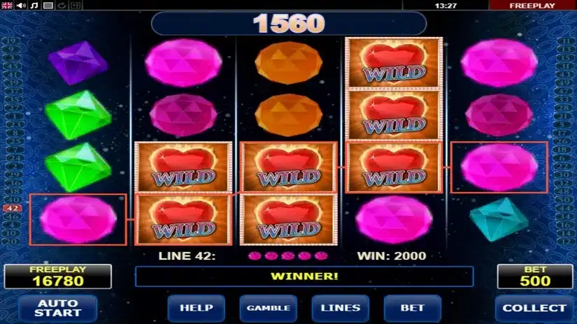 Diamonds on Fire slot screenshot 4