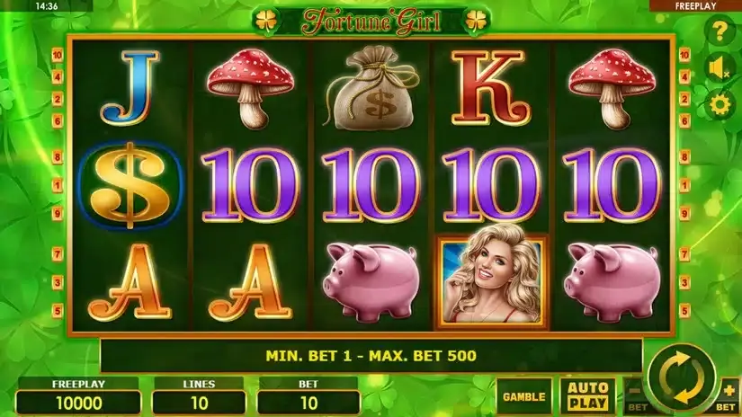 Fortune Girl slot screenshot 1