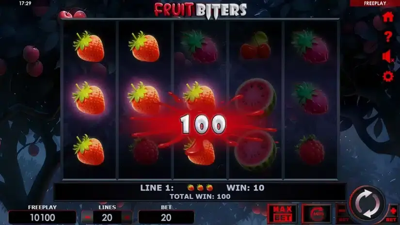 Fruit Biters slot screenshot 3