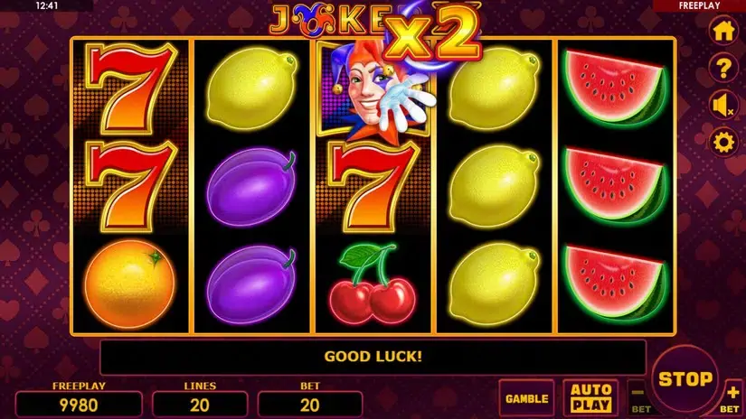 Joker X slot screenshot 2