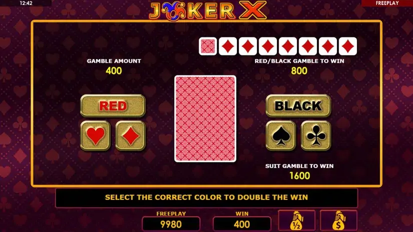 Joker X slot screenshot 4