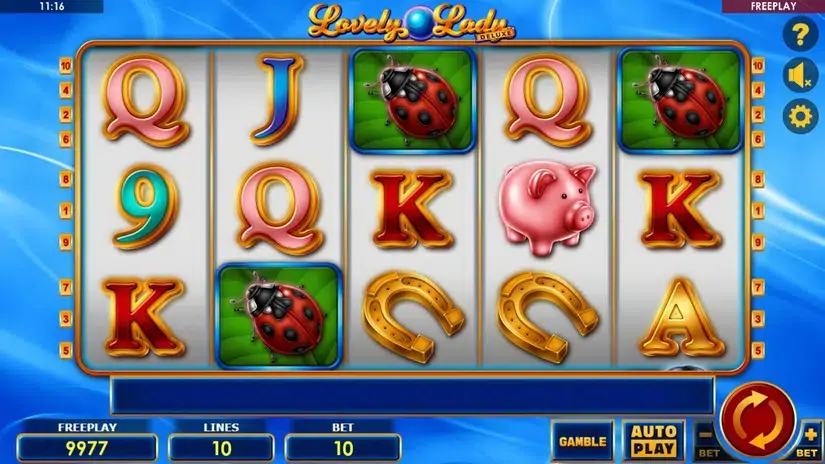 Lovely Lady Deluxe slot screenshot 1