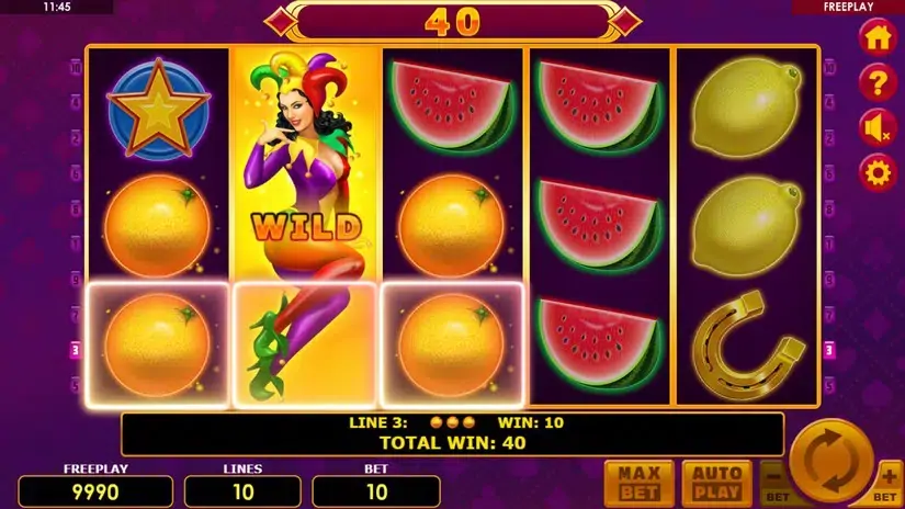 Lucky Joker 10 slot screenshot 2