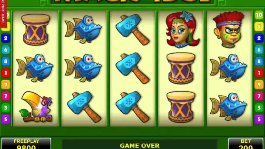 Magic Idol slot screenshot 