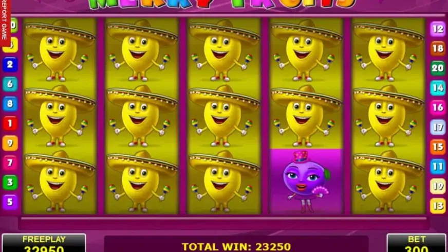 Merry Fruits slot screenshot 1