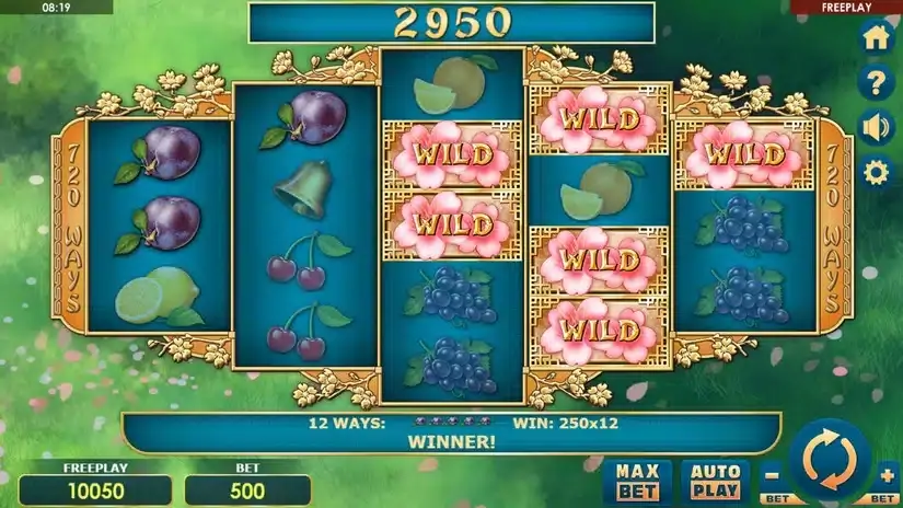 Sakura Fruits slot screenshot 3