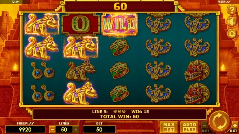 Sun Goddess slot screenshot 2