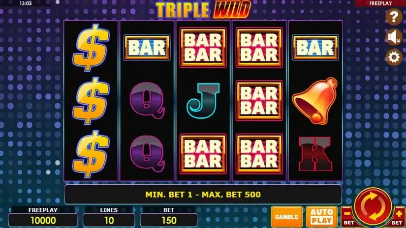 Triple Wild slot screenshot 