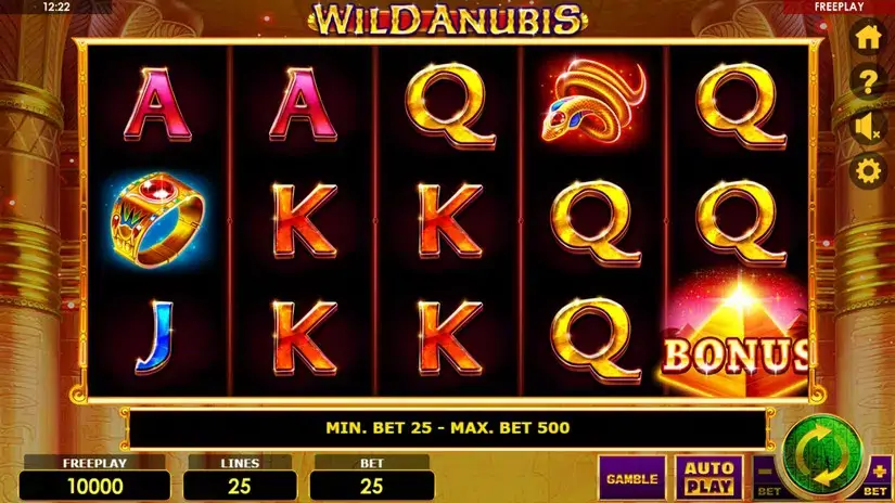 Wild Anubis slot screenshot 1