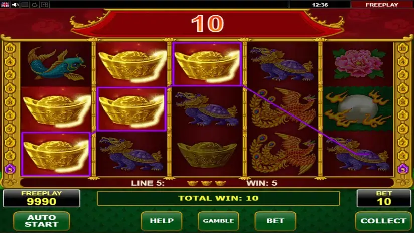 Wild Dragon slot screenshot 2