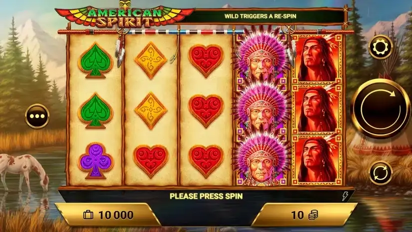 American Spirit slot screenshot 1