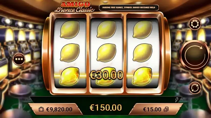 Amigo Bronze Classic slot screenshot 2