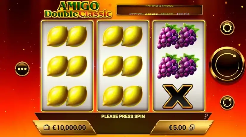 Amigo Double Classic slot screenshot 1