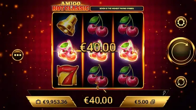 Amigo Hot Classic slot screenshot 2