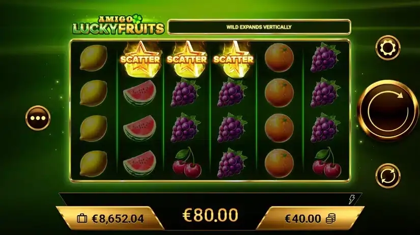 Amigo Lucky Fruits slot screenshot 4