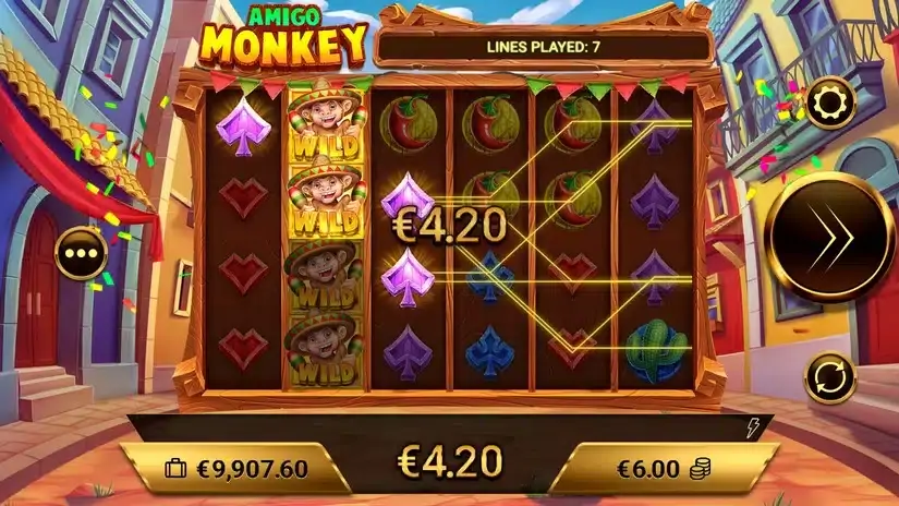 Amigo Monkey slot screenshot 3