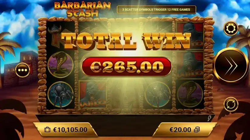 Barbarian Stash slot screenshot 