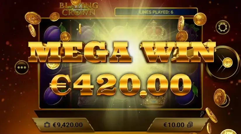 Blazing Crown slot screenshot 