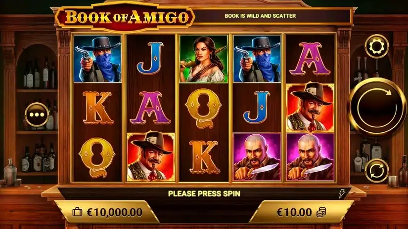 Book of Amigo slot screenshot 1